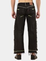 Levi’s Baggy Panel Denim – Neon Hand Embroidery - Image 6