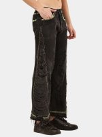 Levi’s Baggy Panel Denim – Neon Hand Embroidery - Image 2