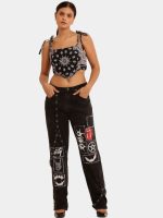Gothic Bandana Set – Black Bandana Corset - Image 5