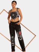 Gothic Bandana Set – Black Bandana Corset - Image 4