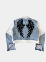 Wing Graphic Denim Jacket - Image 12