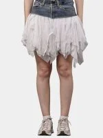 Levi’s Denim & Mesh Layered Skirt - Image 2