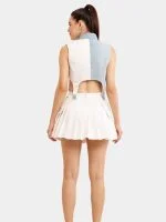 White & Blue Streetwear Co-Ord Set - Image 6