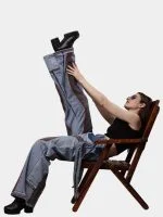 Denim Pants with Red Thread Detailing & 3D Pocket Design - Image 4