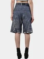 Levi’s Silver Foil Jorts - Image 2