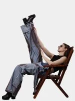 Denim Pants with Red Thread Detailing & 3D Pocket Design - Image 3