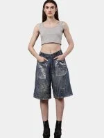 Levi’s Silver Foil Jorts - Image 13