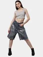 Levi’s Silver Foil Jorts - Image 10