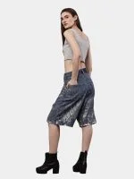 Levi’s Silver Foil Jorts - Image 8