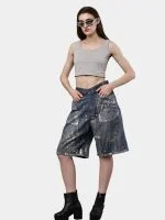 Levi’s Silver Foil Jorts - Image 7