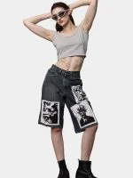 Wrangler Graphic Patch Jorts - Image 5