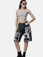 Wrangler Graphic Patch Jorts - Image 4