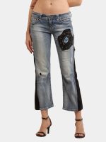 The Zipper Panel – Embroidered Bootleg Denim - Image 16