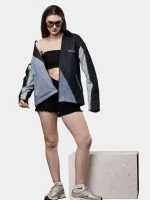 Denim Jacket with Contrast Thread Work - Image 2