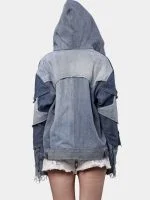 Double Hood Denim Jacket - Image 20