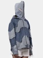 Double Hood Denim Jacket - Image 18
