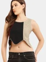 Bandana Panel Reworked Levi’s Jeans & Sleeveless Knit Panel Top Co-Ord Set - Image 5