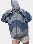 Double Hood Denim Jacket