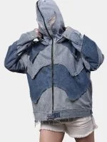 Double Hood Denim Jacket