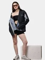Denim Jacket with Contrast Thread Work - Image 15
