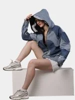 Double Hood Denim Jacket - Image 13