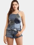 The Backless Pocket Top – Recycled Denim