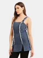 Wrangler Denim Micro Mini Dress - Image 4