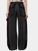 Dual-Tone Baggy Carpenter Pants - Image 2