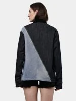 Denim Jacket with Contrast Thread Work - Image 7