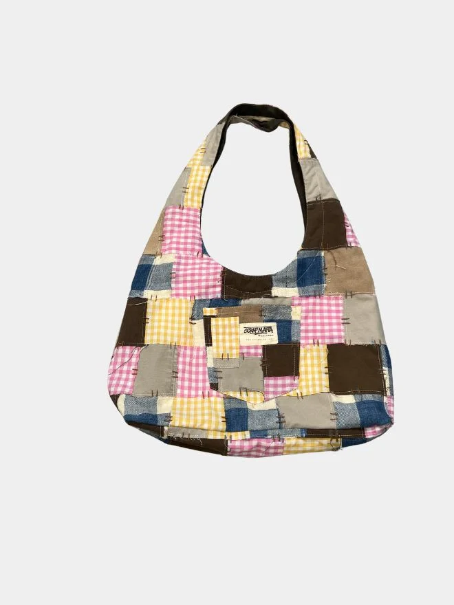 25 Vintage Patchwork Fabric Tote Bag - Image 1