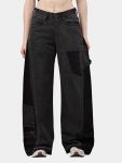 Dual-Tone Baggy Carpenter Pants