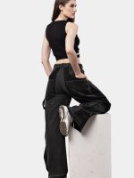 Dual-Tone Baggy Carpenter Pants - Image 4