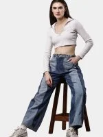 Duo-Tone Denim Pants from Vintage Oversized Jeans - Image 6