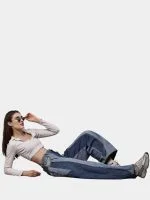 Duo-Tone Denim Pants from Vintage Oversized Jeans - Image 3