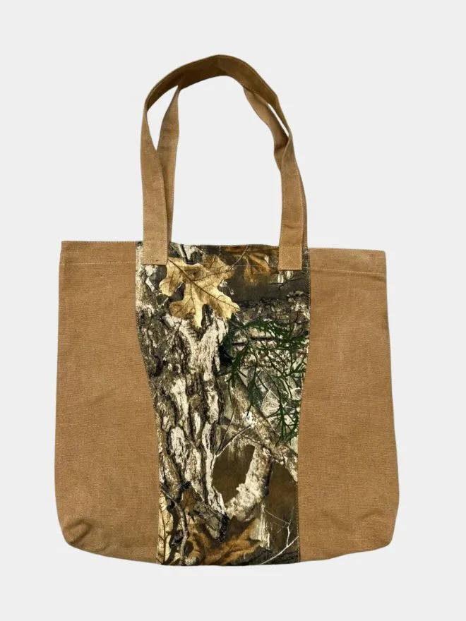 38 Upcycled Realtree × Canvas Tote Bag