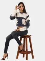 Y2K Knit Crop Sweater