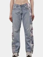 Levi’s Denim Pants with Tapestry Side Panels - Image 6
