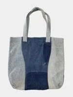 Two-Tone Denim Tote Bag - Image 2