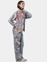 Levi’s Tapestry Denim Set –  Pattern Pants & Denim Tapestry Jacket - Image 16