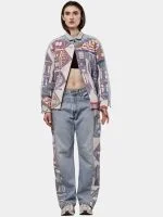 Levi’s Tapestry Denim Set –  Pattern Pants & Denim Tapestry Jacket - Image 12