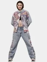 Levi’s Tapestry Denim Set –  Pattern Pants & Denim Tapestry Jacket - Image 11