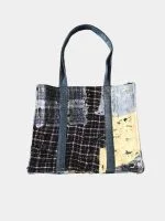 Boro-Inspired Handmade Patchwork Tote Bag - Image 5