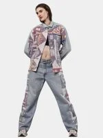Levi’s Tapestry Denim Set –  Pattern Pants & Denim Tapestry Jacket - Image 9