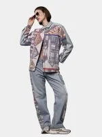 Levi’s Tapestry Denim Set –  Pattern Pants & Denim Tapestry Jacket - Image 8