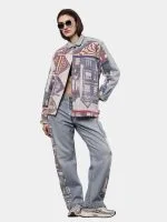 Levi’s Tapestry Denim Set –  Pattern Pants & Denim Tapestry Jacket - Image 7