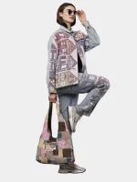 Levi’s Tapestry Denim Set –  Pattern Pants & Denim Tapestry Jacket - Image 4