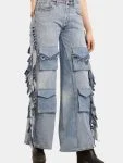 Fringe Cargo Reworked Levi’s Jeans
