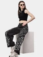 Black Paisley Baggy Pants – Hand-Stitched - Image 11