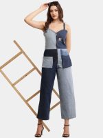 The Denim Jumpsuit – Tonal Panel Vintage Utility - Image 4