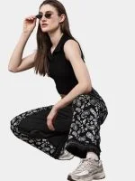 Black Paisley Baggy Pants – Hand-Stitched - Image 13